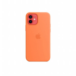 &bdquo;Apple&ldquo; silikoninis dėklas su &bdquo;MagSafe&ldquo; apsauga, skirtas &bdquo;iPhone 12 mini&ldquo; ir &bdquo;Kumquat&ldquo;