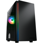COUGAR PURITY RGB kompiuterio dėklas, mini bok&scaron;tas, juodas
