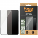 &bdquo;PanzerGlass&ldquo; itin plataus grūdinto stiklo apsauginis stiklas su juodu rėmeliu, skirtas &bdquo;Oppo Reno13 F&ldquo;.