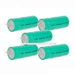 5 vnt. sagos formos baterijų, V250H tipo, skirtų modeliams, saulės lempoms ir kt. - 250 mAh 12 V NiMH