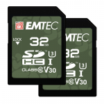 Emtec SDHC 32GB UHS-I U3 V30 lauko atminties kortelė, 2 vnt.