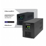 Nepertraukiamo maitinimo &scaron;altinis (UPS), interaktyvus linijinis, &bdquo;Monolith&ldquo;, 2000 VA, 1200 W, LCD, USB, RJ45