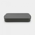 BRABANTIA Make & Take pusdienu kārba plakana dark grey 202704