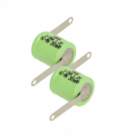 2 x 1/3AA tipo sagos formos baterijos, skirtos modeliavimo saulės lempoms ir kt. - 300 mAh 1,2 V NiMH