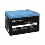 Qoltec LiFePO4 ličio geležies fosfato akumuliatorius, 12,8 V, 10 Ah, 128 Wh, BMS