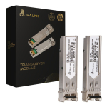 Extralink SFP 1.25G 2-pack, SFP module, 1.25Gbps, LC / UPC, 850nm, 550m, multi mode, DOM