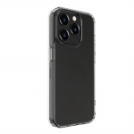 &bdquo;Evelatus&ldquo; apsauginis silikoninis dėklas &bdquo;Apple iPhone 15 Pro&ldquo;, atsparus smūgiams, TPU, permatomas, karinis
