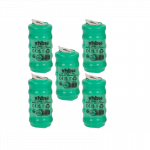 5x sagos formos baterijos, V80H tipo, 2 kontaktų, skirtos modeliams, saulės lempoms ir kt. - 80 mAh 6 V NiMH