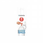 BRABANTIA atkritumu tvertņu maisiņi 5 l (B) (20maisi rullītī) White 311741