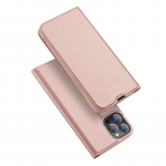 Dux Ducis Skin Pro Bookcase tipo dėklas iPhone 13 Pro rožinis