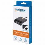 I&scaron;manusis Kortelių Skaitytuvas - Manhattan 12 Mbps, Juodas