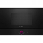Bosch Serie 8 BER7321B1 mikrobangų krosnelė Juoda Mikrobangų krosnelė Solo Įmontuojama 21 L 900 W