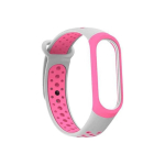 Beline dirželis Xiaomi Mi Band 3 / 4 rožinės-pilkos spalvos