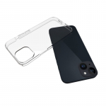 Evelatus Apple iPhone 15 skaidrus silikoninis dėklas 1.5 mm TPU permatomas