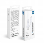 USB kabelis Blue Star (DG5-A) lightning (12W 2A) 1m baltas