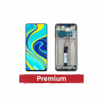 Ekranas skirtas Xiaomi Redmi Note 9S (Note 9 Pro) su rėmeliu / Glacier White / OEM