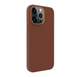 &bdquo;Evelatus Apple iPhone 13 Pro&ldquo; natūralios odos dėklas, rudas, su &bdquo;MagSafe&ldquo; apsauga.