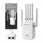 WiFi 5 signalo stiprintuvas, kartotuvas, prieigos ta&scaron;kas, AC1200, 6 antenos, 2x RJ45, 128MB