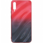 &bdquo;Evelatus Samsung Galaxy A50 Water Ripple&ldquo; spalvotas galvanizuoto grūdinto stiklo gradientas raudonai juodas
