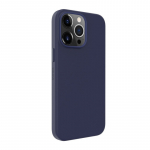 &bdquo;Evelatus Apple iPhone 14 Pro&ldquo; natūralios odos dėklas, mėlynas, su &bdquo;MagSafe&ldquo; sąsaja
