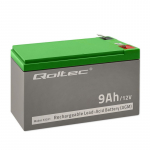 Nepertraukiamo maitinimo &scaron;altinis (UPS) 12 V 9 Ah AGM akumuliatorius :: Gnybto tipas T2 (6,35 mm)