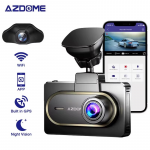 AZDOME M27 DVR 2K, GPS, WIFI, 3 colių IPS, automobilių įra&scaron;ymo įrenginys, 24 val.