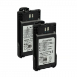 Radijo imtuvas, 2x Baterija, pakeičianti Kenwood KNB-63L, KNB-65L - 1000 mAh 7.4 V Li-Ion + Diržo segtukas