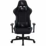 Gembird GC-SCORPION-06X Gaming chair "SCORPION" black color fabric chair with black eco-leather accents
