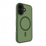 &bdquo;Evelatus&ldquo; &bdquo;Apple iPhone 16 Hybird&ldquo; dėklas su &bdquo;Magsafe PC+TPU&ldquo; danga, žalias