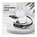 Itin greitas 65 W GaN maitinimo adapteris, USB-C PD PPS, 5&ndash;20 V, 3&ndash;3,25 A, ne&scaron;iojamajam kompiuteriui, &bdquo;MacBook&ldquo;