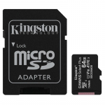 Kingston Micro SDXC 64GB UHS-I / su SDCS2 adapteriu / 64GB