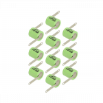 10 vnt. sagos formos baterijų, 1/3AA tipo, skirtų modeliavimo saulės lempoms ir kt. - 300 mAh 1,2 V NiMH