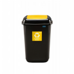 &Scaron;iuk&scaron;liadėžė Plafor, 28 l, juoda / geltona