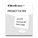Qoltec 51060 Privacy filter 24" 16:9