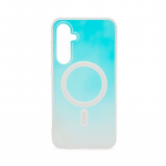 Prijunkite &bdquo;Samsung Galaxy S24 Plus&ldquo; skaidrų gradientinį magnetinį dėklą &bdquo;Chameleo&ldquo;