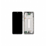 Ekranas skirtas Samsung A336 A33 5G su rėmeliu / Black / HQ