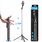 Riff RF-TT02 Universal Selfie stick with auto Pop open tripod (ext. length 1.7m) with BT remote control