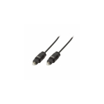 Logilink Logilink Toslink ki&scaron;tukas - Toslink ki&scaron;tukas (optinis) 2 m, juodas