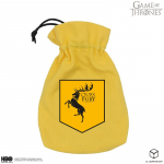 Žaidimų Priedas - Game of Thrones Baratheon Kauliukų Mai&scaron;elis Medvilnė Geltonas