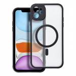 &bdquo;iPhone 11&ldquo; visi&scaron;kai matinis &bdquo;Mag&ldquo; dėklas, suderinamas su &bdquo;MagSafe&ldquo;, juodas
