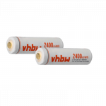 AA Mignon 2x baterijos, skirtos naudoti įvairiuose įrenginiuose - 650 mAh 3,7 V ličio jonų