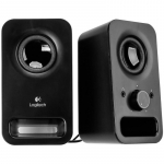 LOGITECH Z150 stereo garsiakalbiai - VIDURNAKČIO JUODI - 3,5 MM