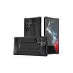 iLike Samsung Galaxy S24 Ultra Hybrid Armor dėklas, juodas