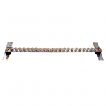 Varinė įžeminimo &scaron;yna su varžtais (1U, 49 cm)