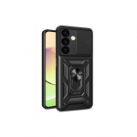iLike Samsung Galaxy S24 su kameros dėklu Hybrid Armor Camshield Case Black