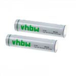 AAA Micro 2x baterijos, skirtos naudoti įvairiuose įrenginiuose - 280 mAh 1,5 V ličio jonų