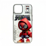 &bdquo;iLike Apple iPhone 13&ldquo; silikoninis dėklas, &bdquo;Spider Sense&ldquo;, baltas, raudonas