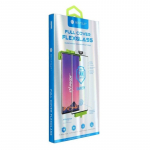 LCD apsauginis stikliukas Bestsuit Flexible Hybrid Glass 5D (Hot Bending) Samsung S921 S24 pritaikytas dėklui juodas