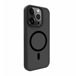 &bdquo;Evelatus&ldquo; &bdquo;Apple iPhone 15 Pro Max Hybird&ldquo; dėklas su &bdquo;Magsafe PC+TPU&ldquo; stikliuku, juodas