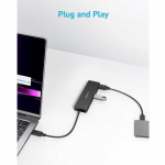 &bdquo;Anker Ultra Slim&ldquo; 4 prievadų USB-A į USB-C